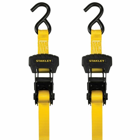 STANLEY 1.25 X 16' X 3.000# Ratchet Strap / 2 Pk, 2PK S1020